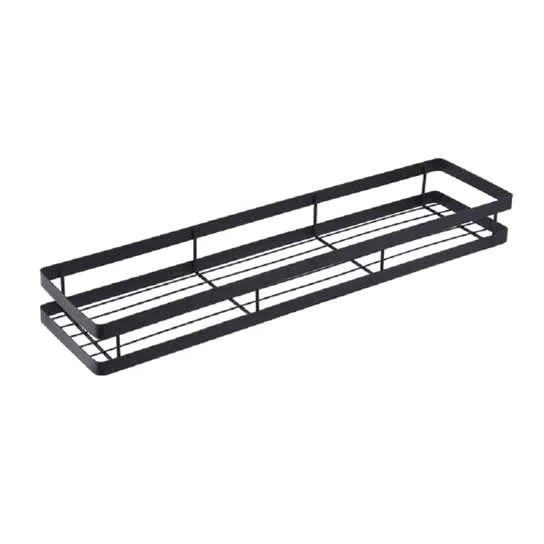 Scaffale da parete per cucina igienica Scaffale per riporre le spezie Scaffale per spezie Scaffale per riporre senza punch Guardrail argento Esgesg17394